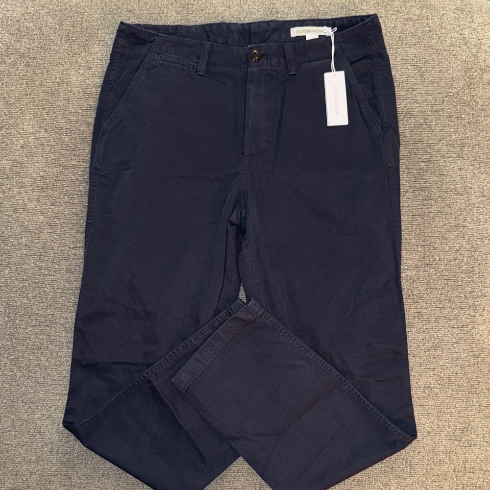 Outerknown Dark Blue Chinos